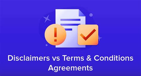 Disclaimers Vs Terms And Conditions Agreements Free Privacy Policy