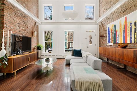 A Luminous Brooklyn Townhouse With Double Height Ceilings Beautiful