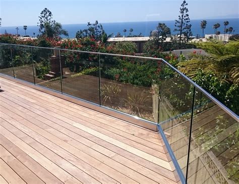 The most expansive selection of glass railings, railing, and glass hand rails including: Exterior aluminum u channel tempered glass balcony/stair stainless steel railing design