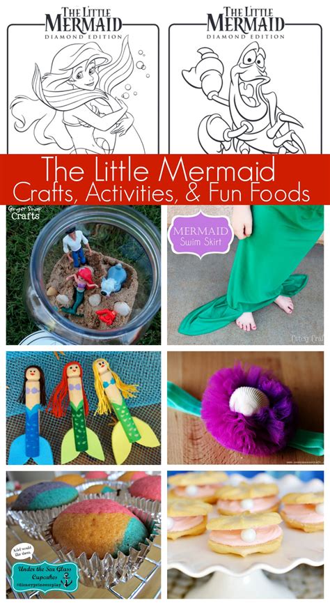 Kids who are allowed to graze. Disney's The Little Mermaid Activities, Coloring Pages, Crafts, & Fun Foods {movie giveaway!!}