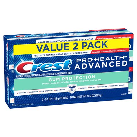 Crest Pro Health Advanced Gum Protection Toothpaste Shop Toothpaste