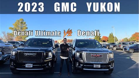 2023 Gmc Yukon Denali Vs Denali Ultimate Youtube