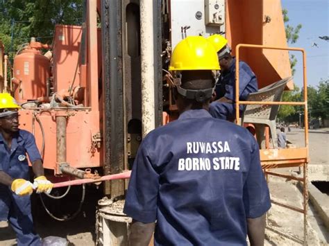 Borehole Drilling Operation Borno State Rural Water Supply And