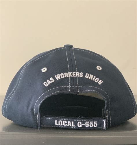 Ball Cap Whitenavy Gas Workers Union Local G 555