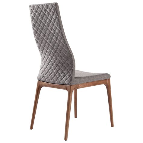 Dining chair set, grey, furniture kohl's. Parker Mid-Century Dining Chair in Walnut Finish with Gray ...