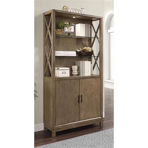 Gracie Oaks Hyeon Library Bookcase Bookcase Library Bookcase Wood