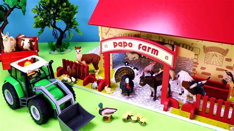 Farm Barnyard Animal Toys And Fun Playsets Youtube