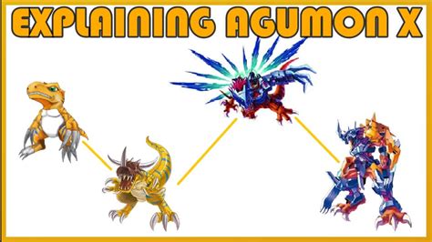 Explaining Digimon AGUMON X DIGIVOLUTION LINE X Antibody YouTube