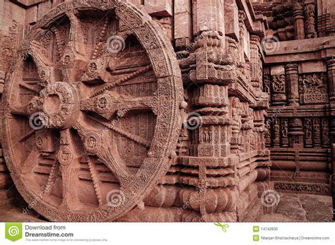 Ancient Indian Architecture At Konark Stock Photo Image
