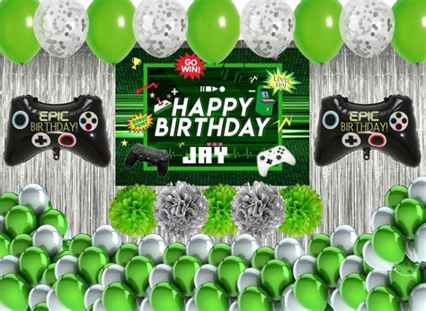 Buy Gaming Theme Birthday Party Decorations Complete Set Party
