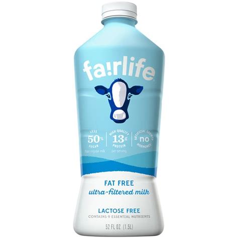 Fairlife Fat Free Ultra Filtered Milk Hy Vee Aisles Online Grocery