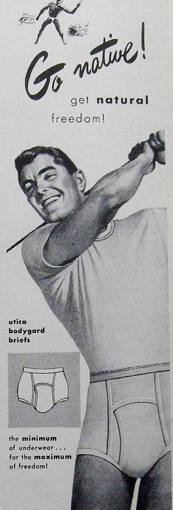 1950s Briefs Men S Underwear Men Vintage Illustration Adve Flickr