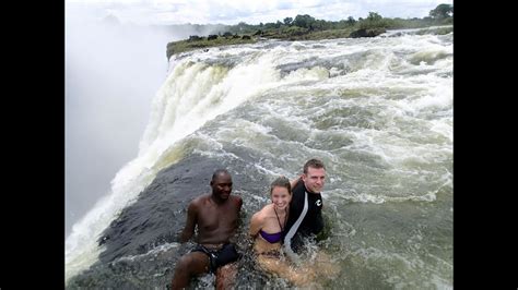 The first album, edge of the world, has been cancelled. Hanging over the edge of Victoria Falls from the Devils ...