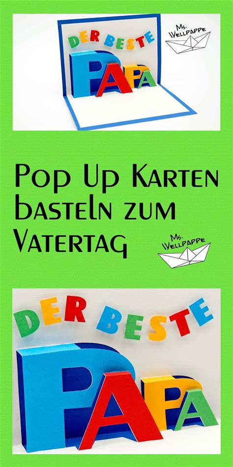 Maybe you would like to learn more about one of these? Basteln und mehr...: Pop Up Karte basteln zum Vatertag ...