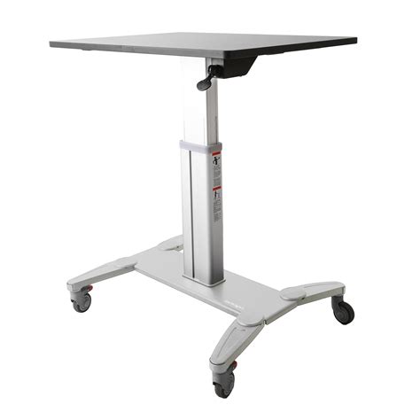 Mobile Standing Desk Portable Sit Stand Ergonomic Height