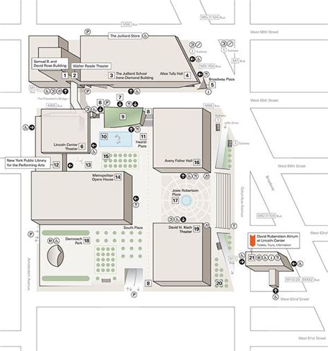 Lincoln Center Map