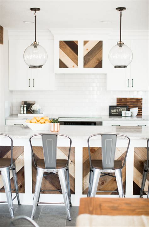 The cabinets far exceeded my expectations. there is absolutely nothing i would change about the cabinets or service i received from custom wood products. White and Wood Modern Farmhouse Kitchen Ideas - Pickled Barrel