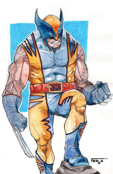 Wolverine Commission Sample By Mauro Fodra In Chiaroscuro Studioss
