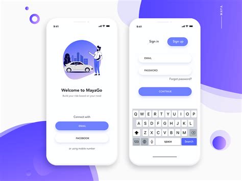 Welcome Screen Of Ride App Which I Am Working Currently Login Design