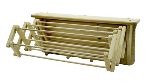 Maybe you would like to learn more about one of these? Wall Mounted Wooden Expandable Clothes Drying Rack - Urban ...