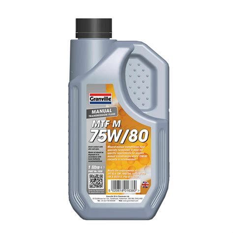 Granville 75w80 Hypoid Gear Oil Manual Gearbox Transmission Mineral 1