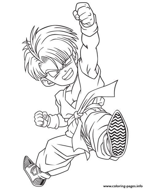 Dragon Ball Z Trunks Drawing At Getdrawings Free Download