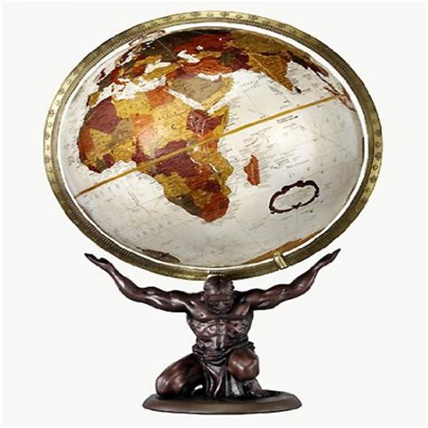 Replogle Globes Atlas Globe 12 Inch Bronze Metallic