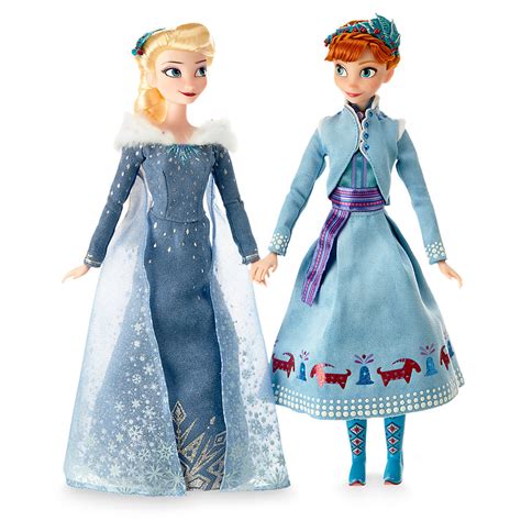 First Look At Anna And Elsa Doll Set From Olafs Frozen Adventure