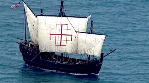 Watch Replicas Of Columbus Ships Nina And Pinta Sailing Into Venice