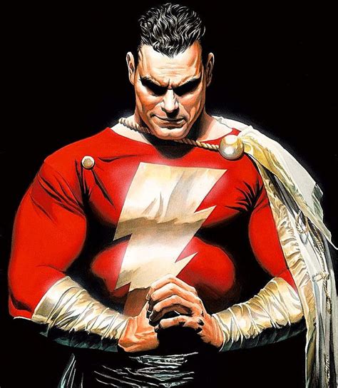 Captain Marvel De Alex Ross Captain Marvel Shazam Superhero Comic