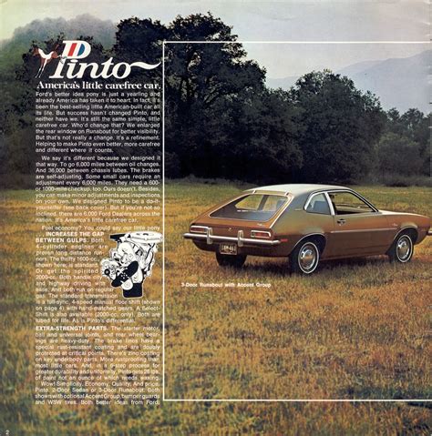 1972 Ford Pinto Brochure