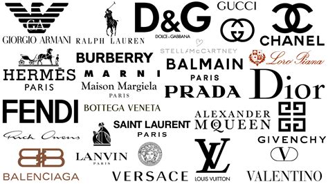 Famous Fashion Company Logos