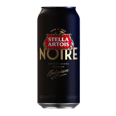 Cerveza Stella Artois Noire Lata X473