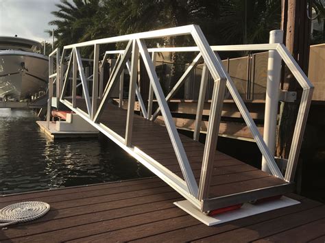 Choosing between a gangway or a ramp to use as the transition between your your shore and your floating dock system can be incredibly simple. Aluminum Gangways | Floating Dock Gangway | AccuDock ...