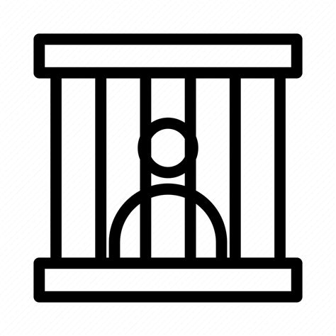 Prisoner Police Criminal Punishment Jail Icon Download On Iconfinder