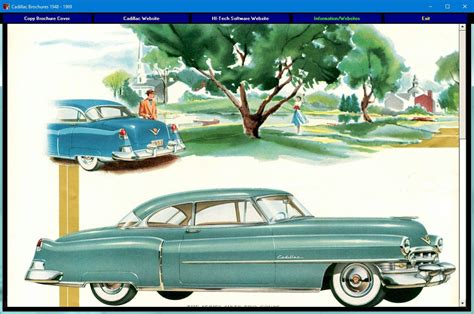 Cadillac Sales Brochures 1948 1969 Etsy Uk