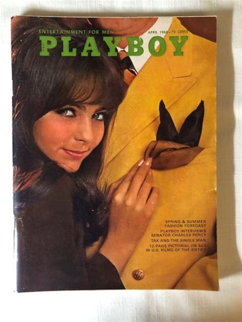 Vintage April 1968 Playboy Magazine Etsy