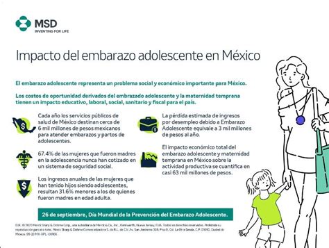 Impacto Del Embarazo Adolescente En México Salud Y Vida
