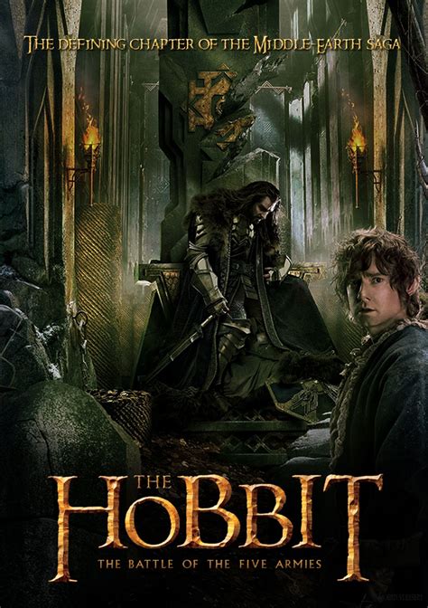 Hobbit Battle Of Five Armies Movie Poster