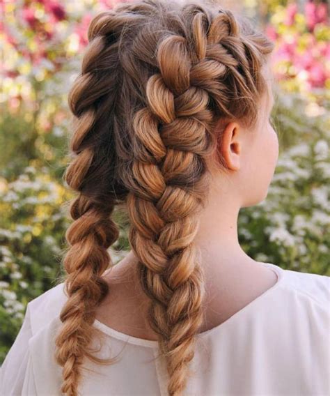 50 Trendy Double Braid Hairstyle Ideas To Keep You Cool Molitsy Blog