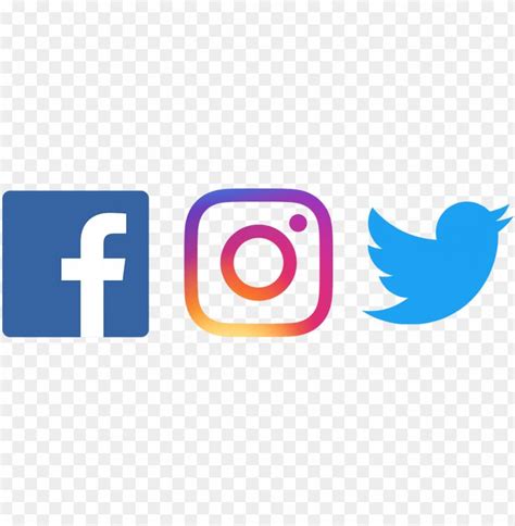 Facebook Twitter Instagram Png Fb Twitter Instagram Logo Png Image