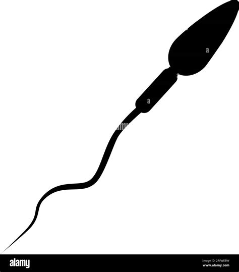ilustración silueta de esperma imagen vector de stock alamy
