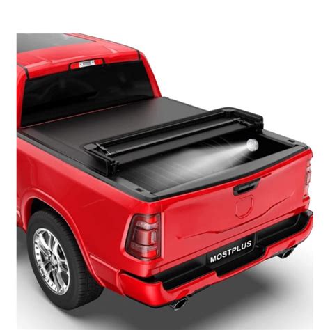Mostplus Soft Quad Fold Truck Bed Tonneau Cover 2009 2022 Dodge Ram
