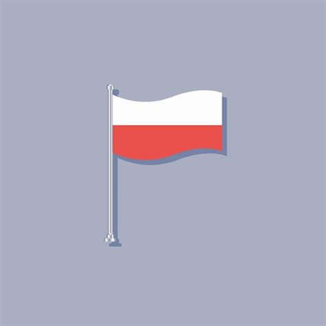 Premium Vector Illustration Of Poland Flag Template