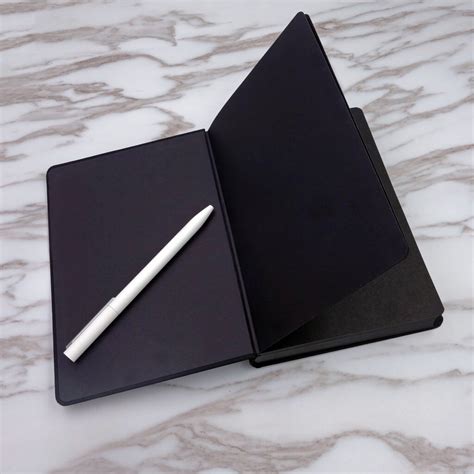 Black Paper Journal With Black Cardboard Hardcover Notebook Black Pages