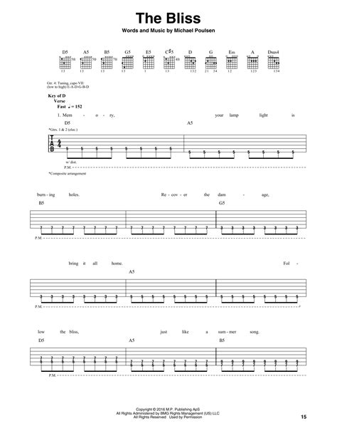 The Bliss By Volbeat Guitar Rhythm Tab Guitar Instructor