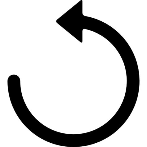 Circular Left Arrow Icons Free Download