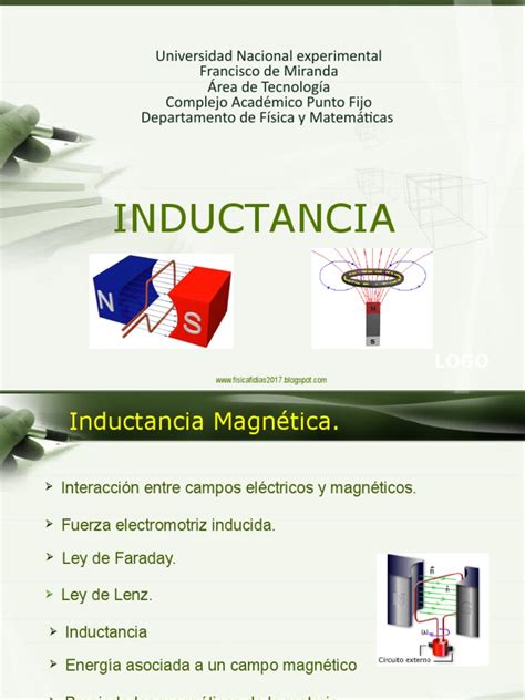 Inductancia MagnÉtica Pdf Ferromagnetismo Electricidad