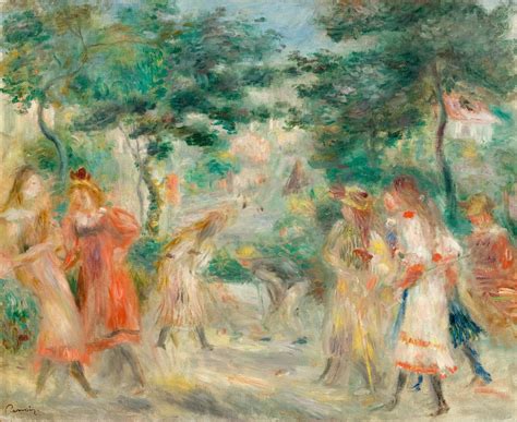 Pierre Auguste Renoir La Partie De Croquet 1895 Renoir Art