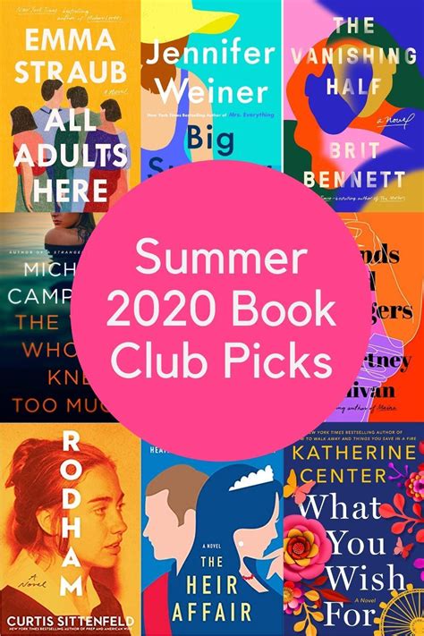 Top 10 Books For Your Book Club In Summer 2020 Book Club Books Best